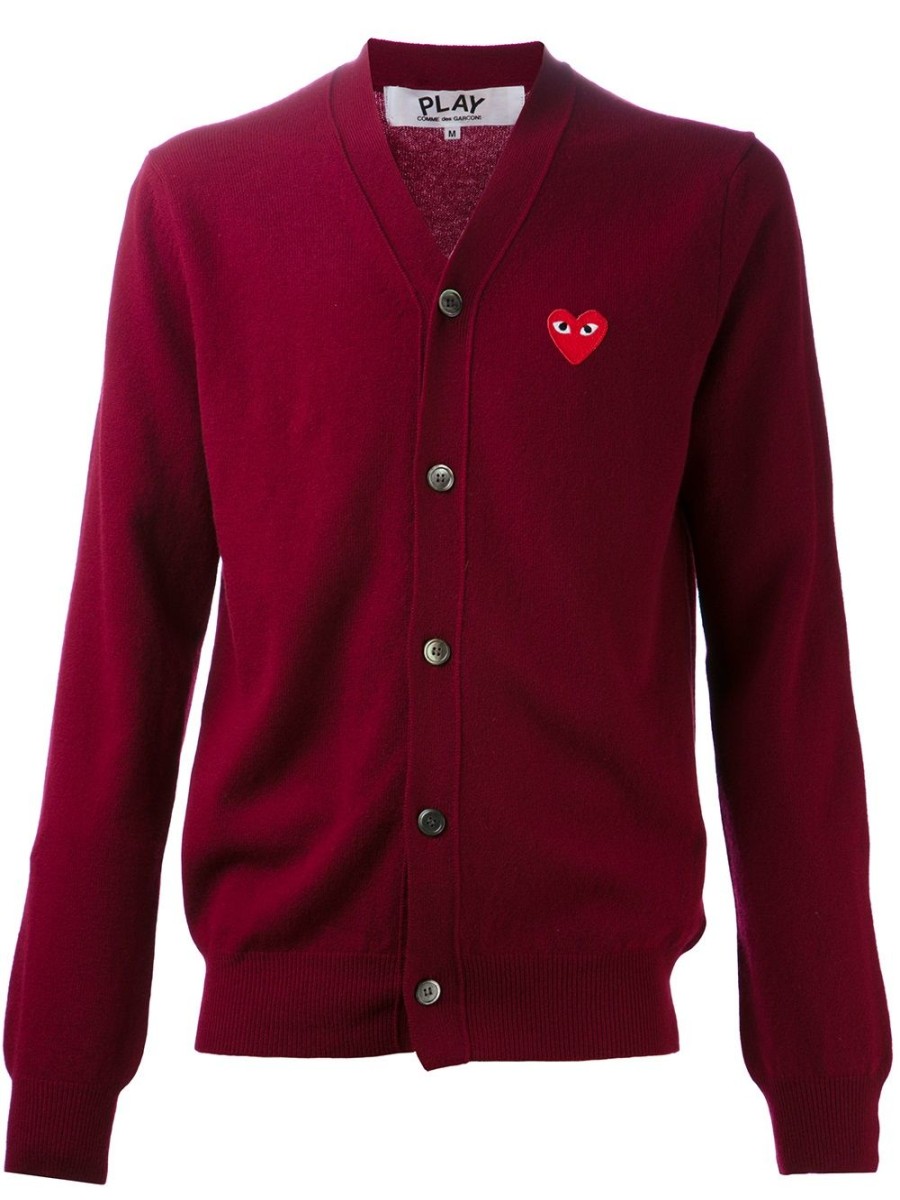 Mann Comme Des Garçons Play | Klassischer Cardigan „Play" Von Comme Des Garcons Farfetch