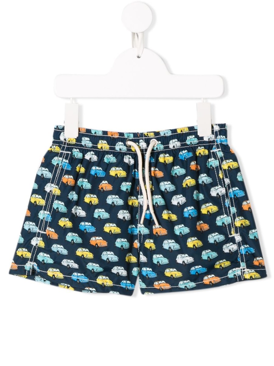 Kinder MC2 Saint Barth Kids | Mc2 Saint Barth Kinder-Badeshorts Mit Auto-Print Farfetch