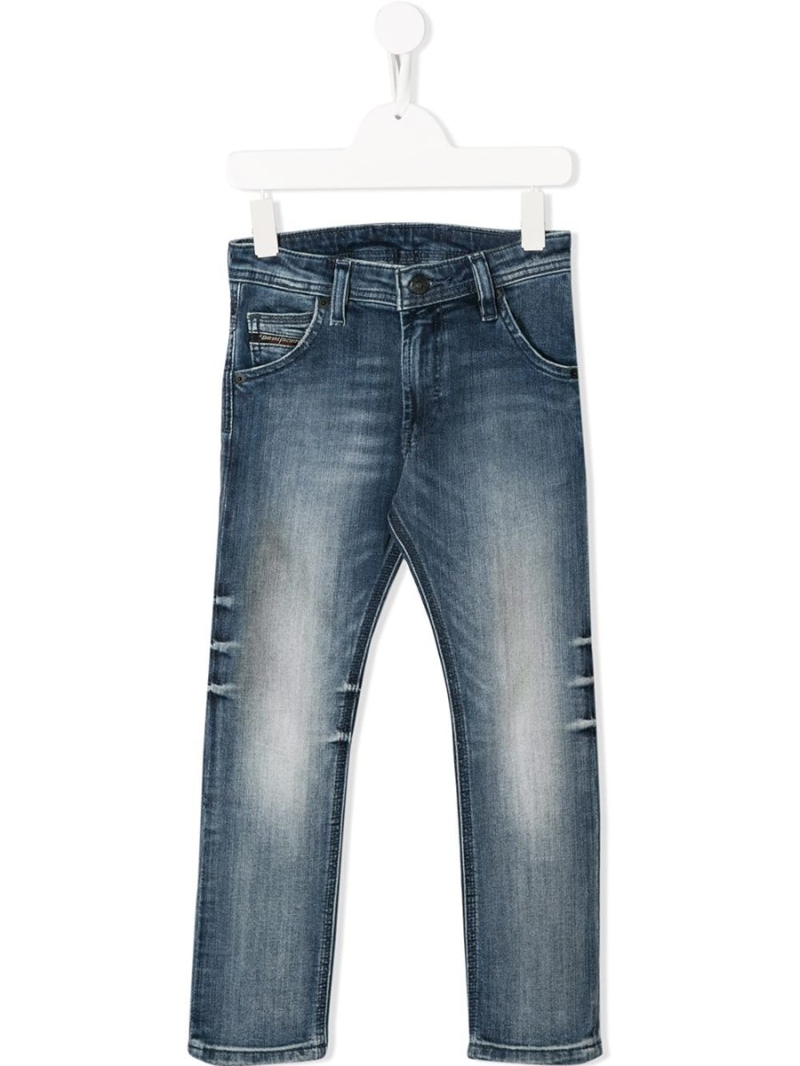 Kinder Diesel Kids | Diesel Kids Tapered Distressed Jeans Farfetch