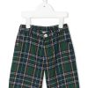 Kinder Mariella Ferrari | Karierte Gerade Shorts Von Mariella Ferrari Farfetch