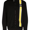 Mann Palm Angels | Gestreifte Trainingsjacke Mit Monogramm Von Palm Angels Farfetch