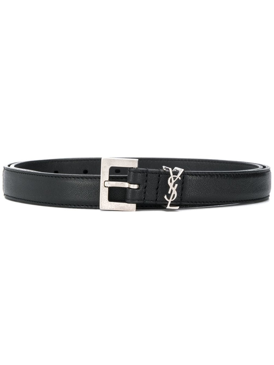 Mann Saint Laurent | Gurtel Mit Saint Laurent-Monogramm-Plakette Farfetch