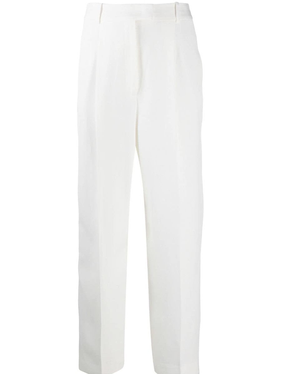 Frau Ermanno Scervino | Ermanno Scervino Hose Mit Hohem Bund Und Faltendetail Farfetch