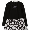 Kinder MSGM Kids | Msgm Minikleid Mit Herz-Print Fur Kinder Farfetch