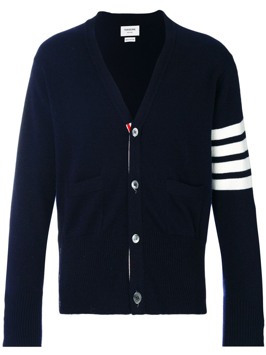 Mann Thom Browne | Thom Browne 4-Bar-Kaschmir-Cardigan Farfetch