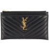 Frau Saint Laurent | Gesteppte Saint Laurent-Monogramm-Matelasse-Clutch - Farfetch