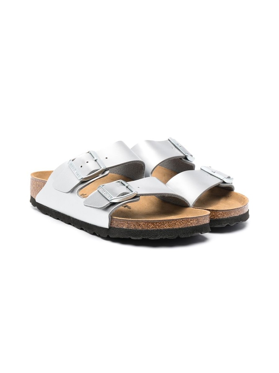 Kinder Birkenstock Kids | Birkenstock Kinder-Badesandalen In Metallic-Optik Farfetch