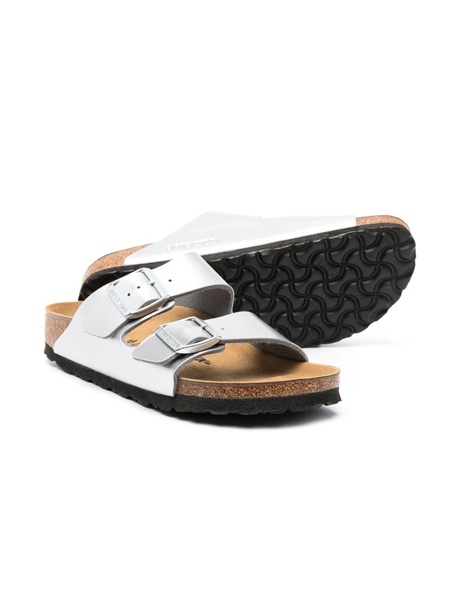 Kinder Birkenstock Kids | Birkenstock Kinder-Badesandalen In Metallic-Optik Farfetch