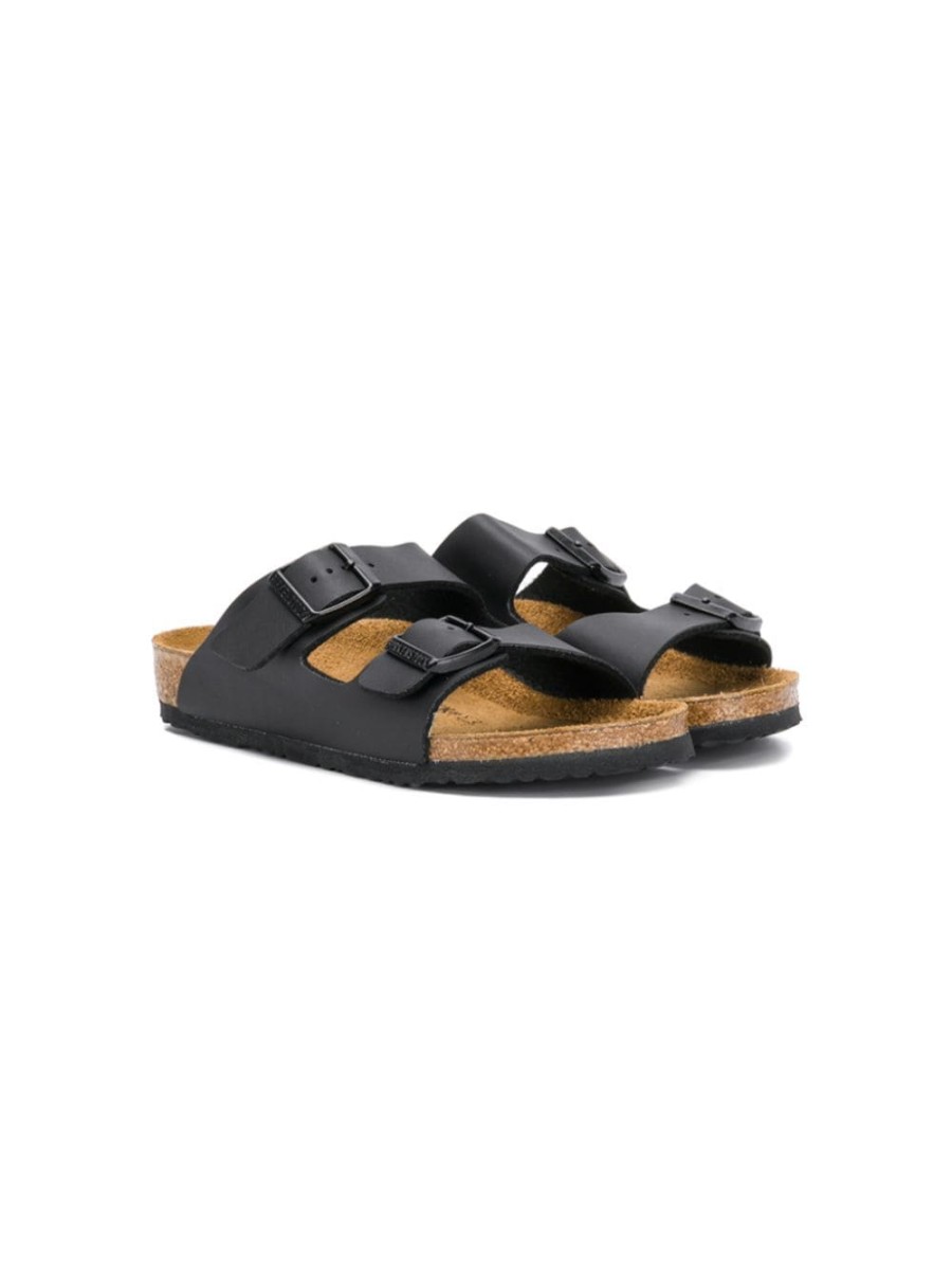 Kinder Birkenstock Kids | Birkenstock Kinder-Pantoletten Mit Schnallenriemen Farfetch