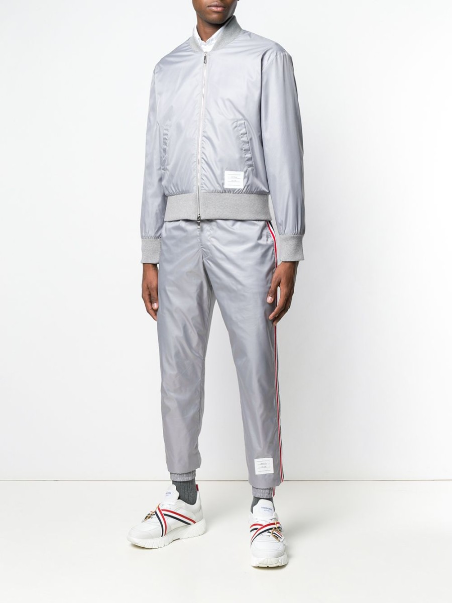 Mann Thom Browne | Thom Browne Rwb Stripe Ripstop Trainingshose Farfetch