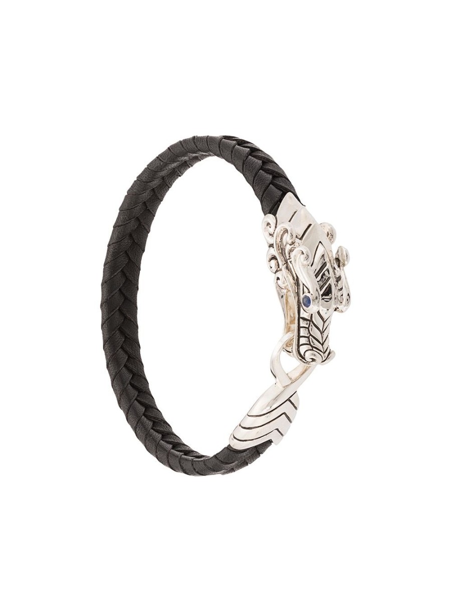 Mann John Hardy | John Hardy Legends Naga Saphir-Lederarmband Farfetch