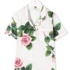 Kinder Dolce & Gabbana Kids | Dolce & Gabbana Kinder-Pyjama-Bluse Mit Rosen-Print Farfetch