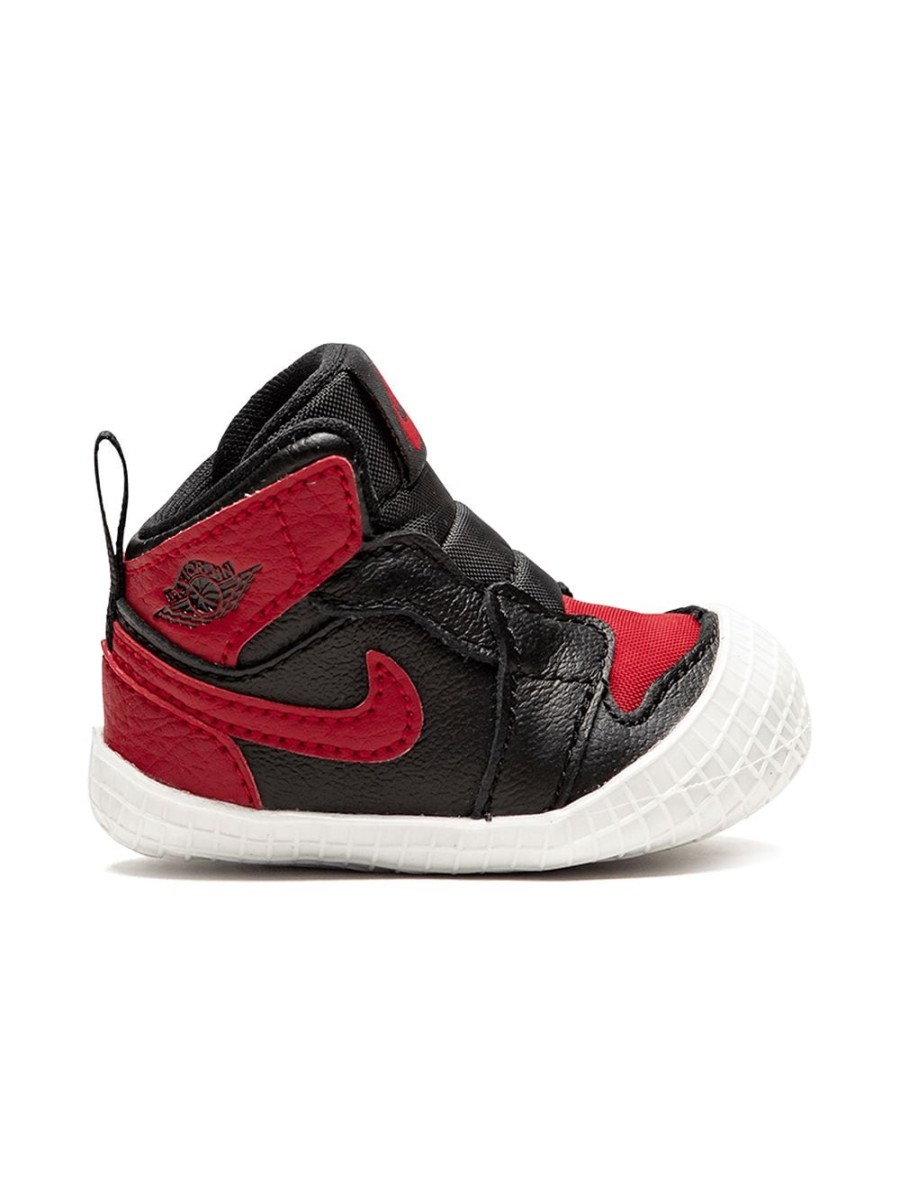 Kinder Jordan Kids | Jordan Kinder Jordan 1 Crib Bootie „Bred" Sneakers Farfetch