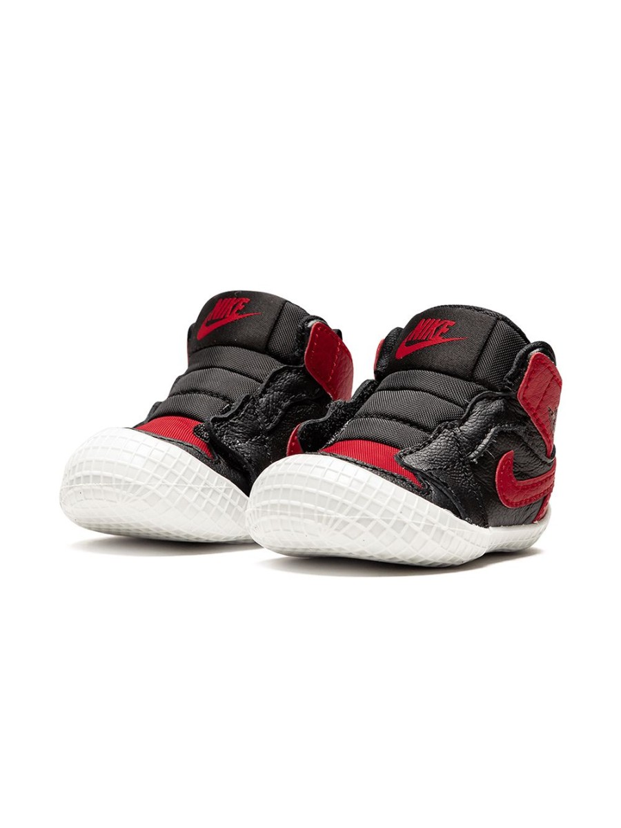 Kinder Jordan Kids | Jordan Kinder Jordan 1 Crib Bootie „Bred" Sneakers Farfetch