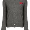 Frau Comme Des Garçons Play | Comme Des Garcons Play-Cardigan Mit Besticktem Herz-Patch Farfetch