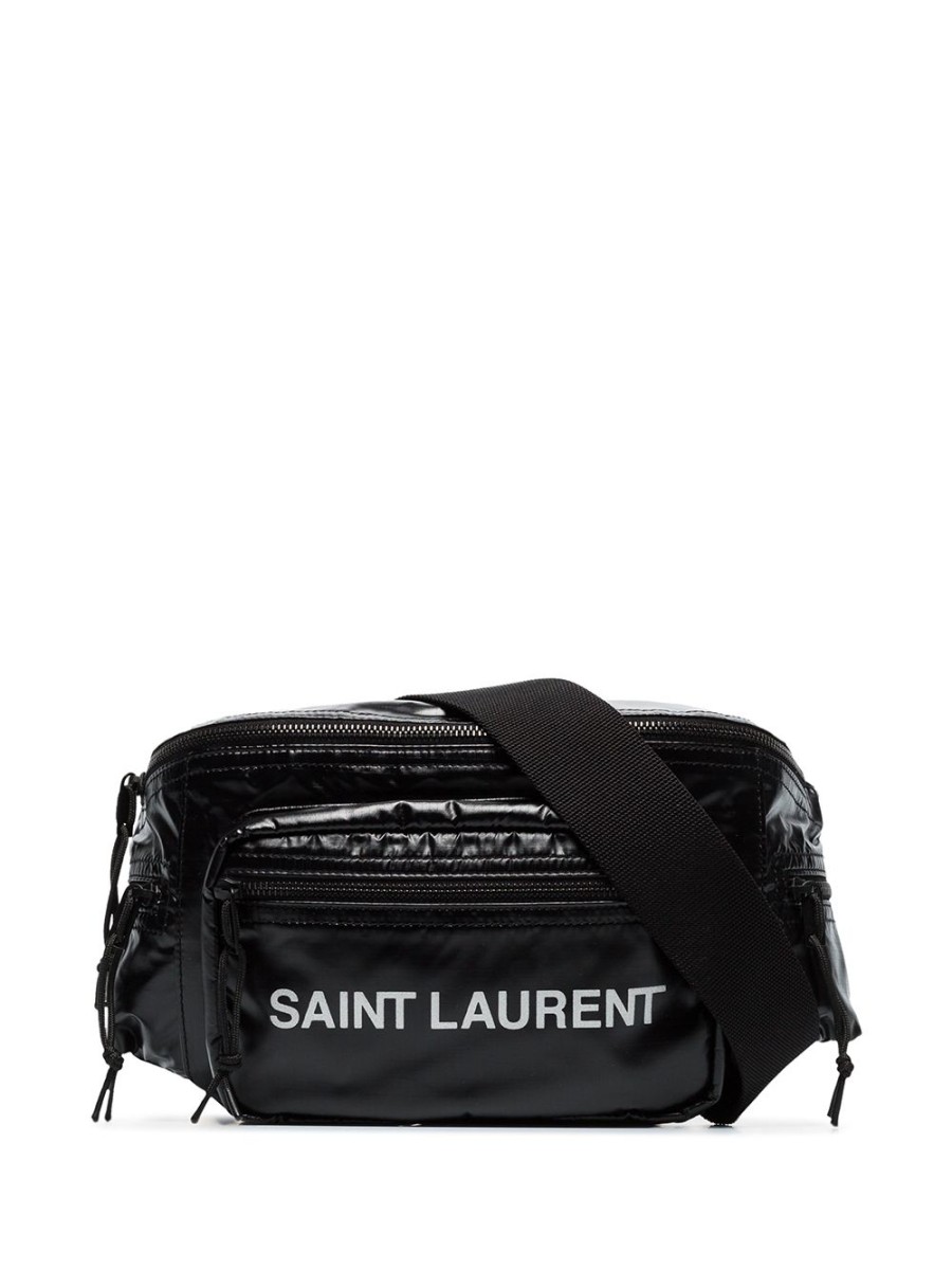 Mann Saint Laurent | Gepolsterte Gurteltasche Mit Saint Laurent-Logoprint Farfetch