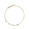 Frau Zoë Chicco | Zoe Chicco „Itty Bitty Spread Out Love"-Diamantarmband Aus 14-Karatigem Gelbgold Farfetch