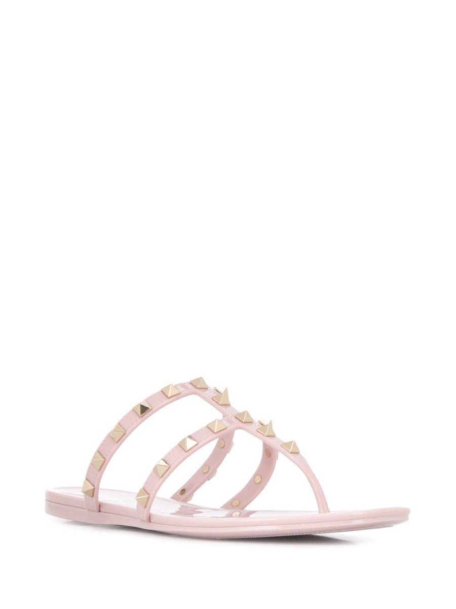 Frau Valentino Garavani | Valentino Garavani Rockstud Flip-Flops - Farfetch