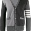 Mann Thom Browne | Thom Browne 4-Bar-Cardigan Mit V-Ausschnitt Farfetch