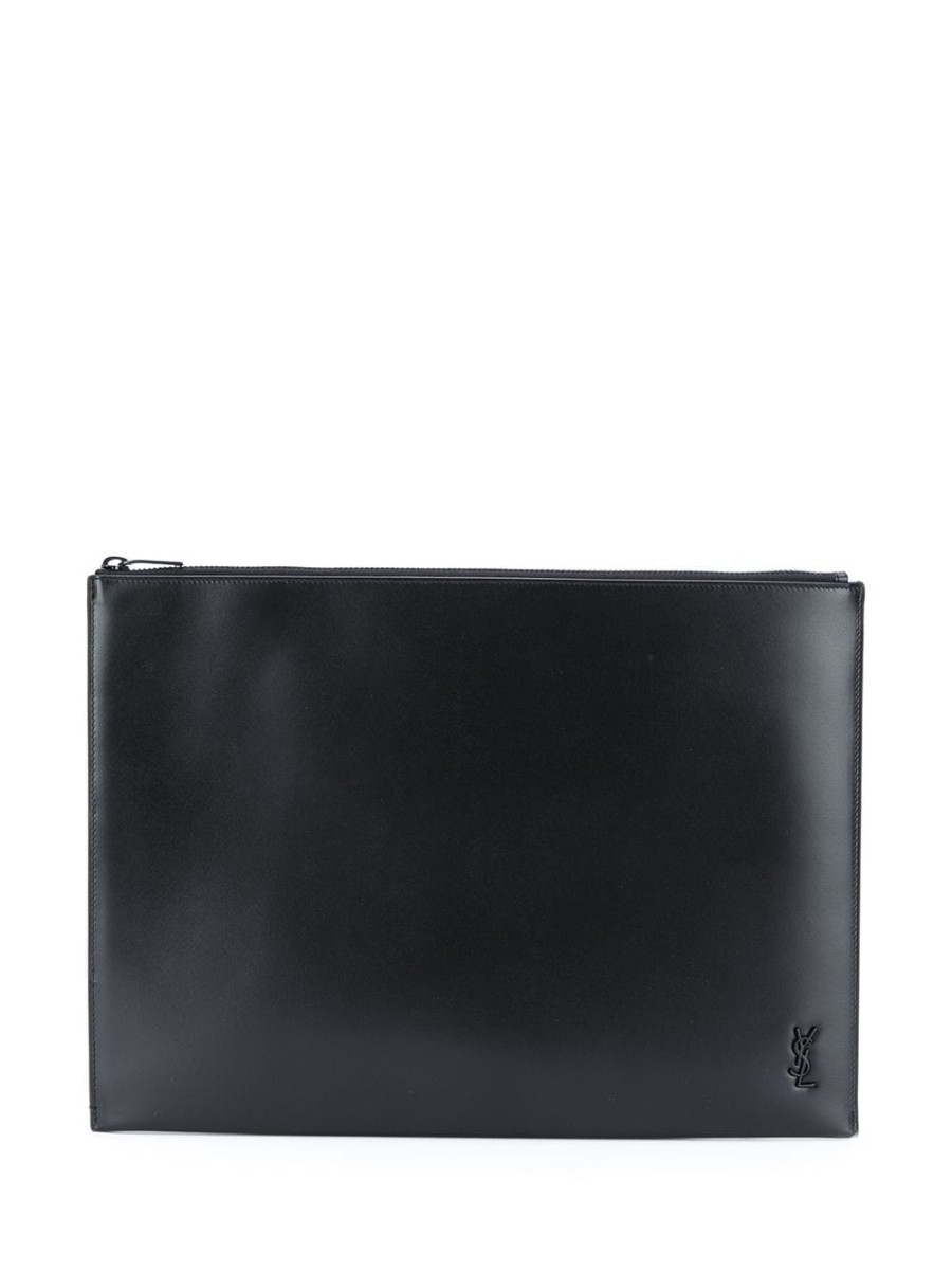 Mann Saint Laurent | Saint Laurent Ysl-Logo-Clutch Farfetch