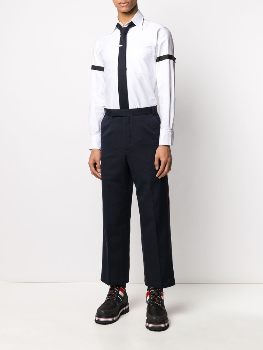 Mann Thom Browne | Thom Browne Armband Oxford-Hemd Farfetch