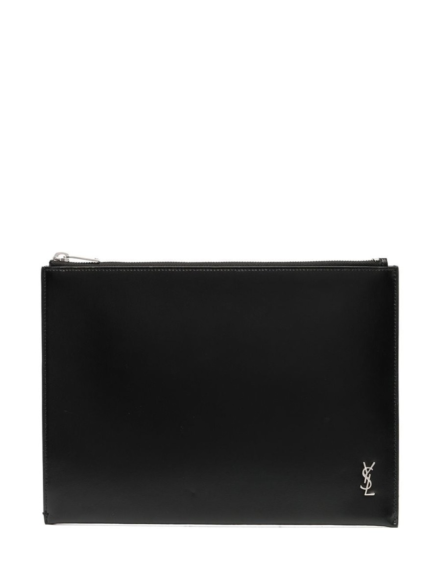 Mann Saint Laurent | Saint Laurent Tiny Monogram Tablet-Halter 21 Cm X 29 Cm Farfetch