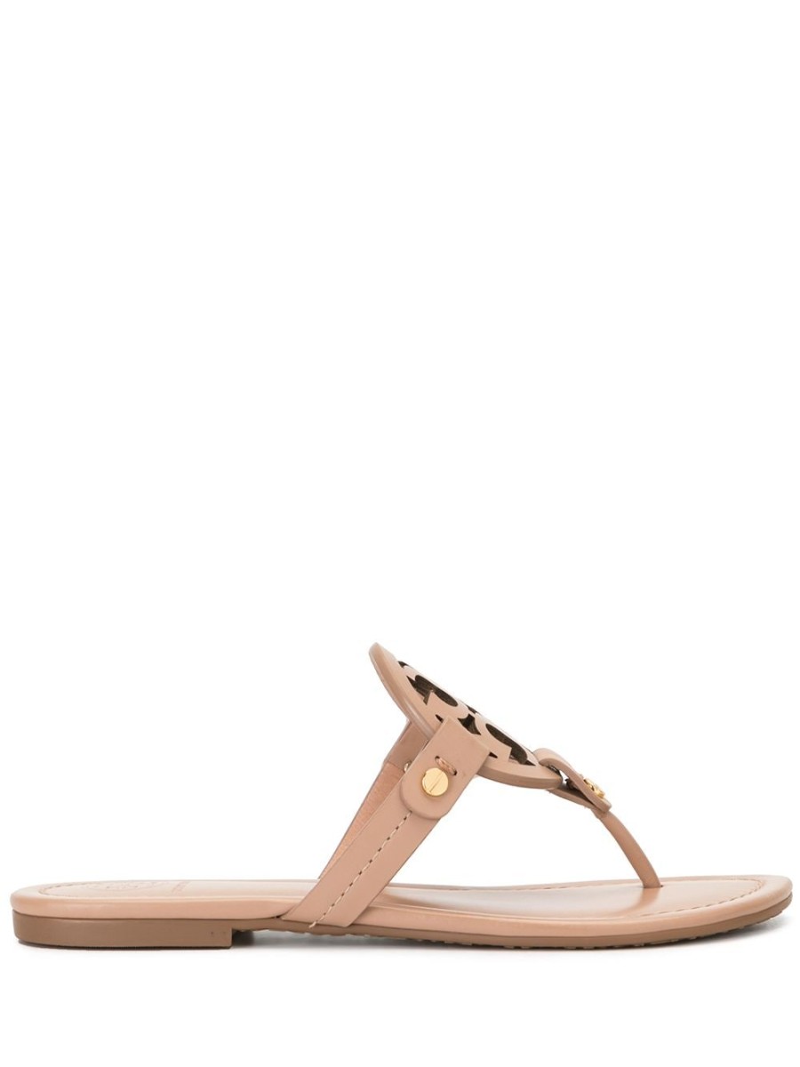 Frau Tory Burch | Tory Burch T-Medaillon-Sandalen Farfetch