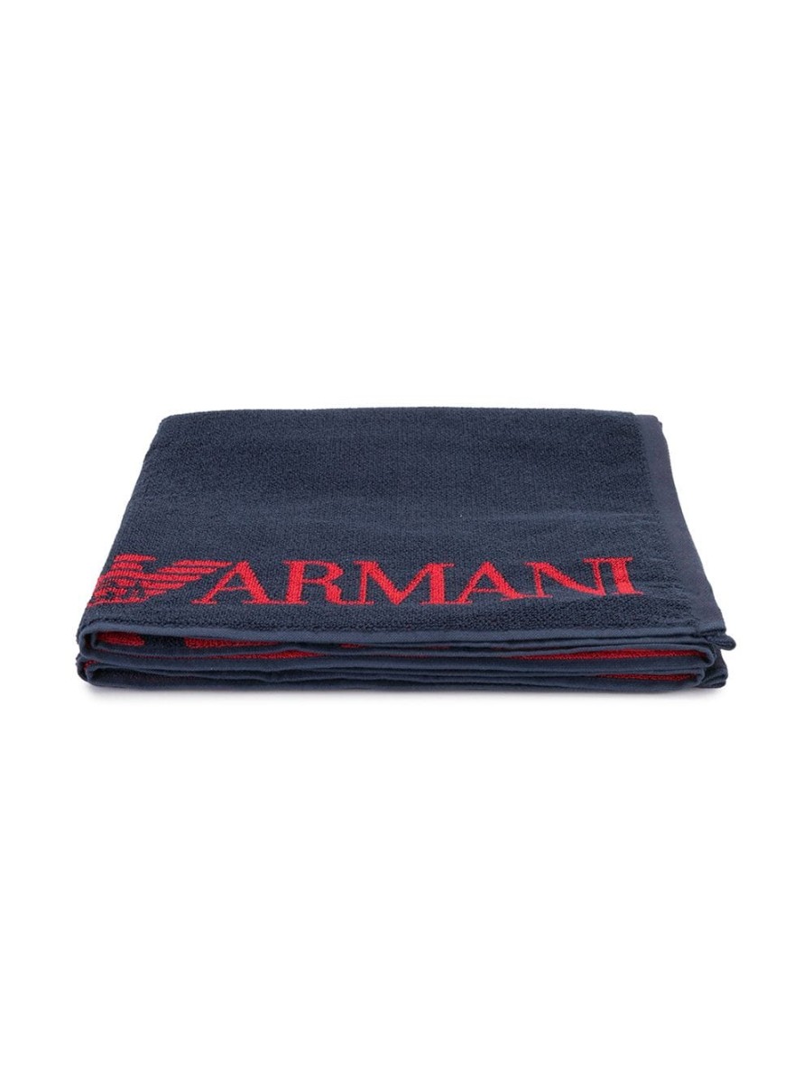 Kinder Emporio Armani Kids | Emporio Armani Kinder-Handtuch Mit Gewebtem Logo Farfetch