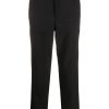 Mann Black Comme Des Garçons | Schwarze Comme Des Garcons-Hose Mit Metallischen Seiteneinsatzen - Farfetch