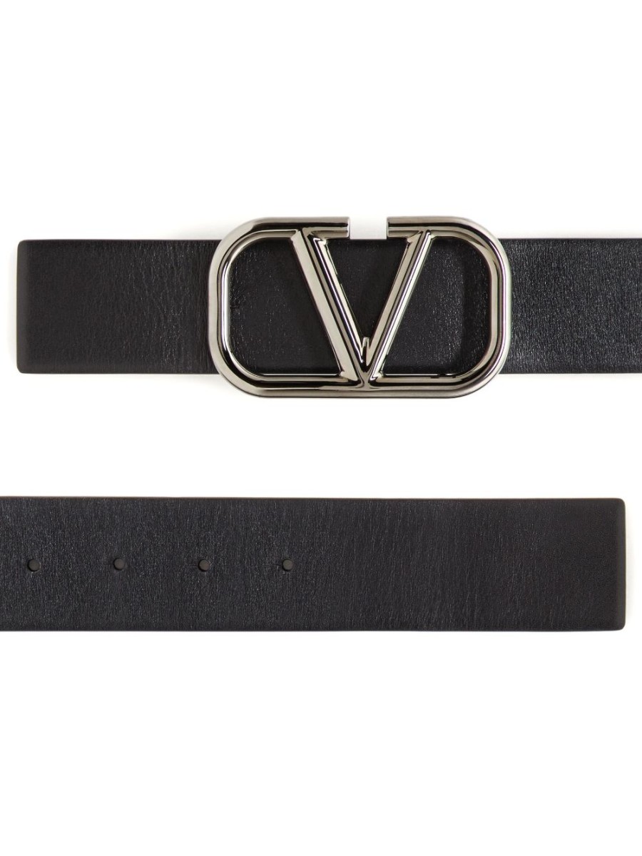 Mann Valentino Garavani | Valentino Garavani Vlogo Signature 40 Mm Ledergurtel - Farfetch