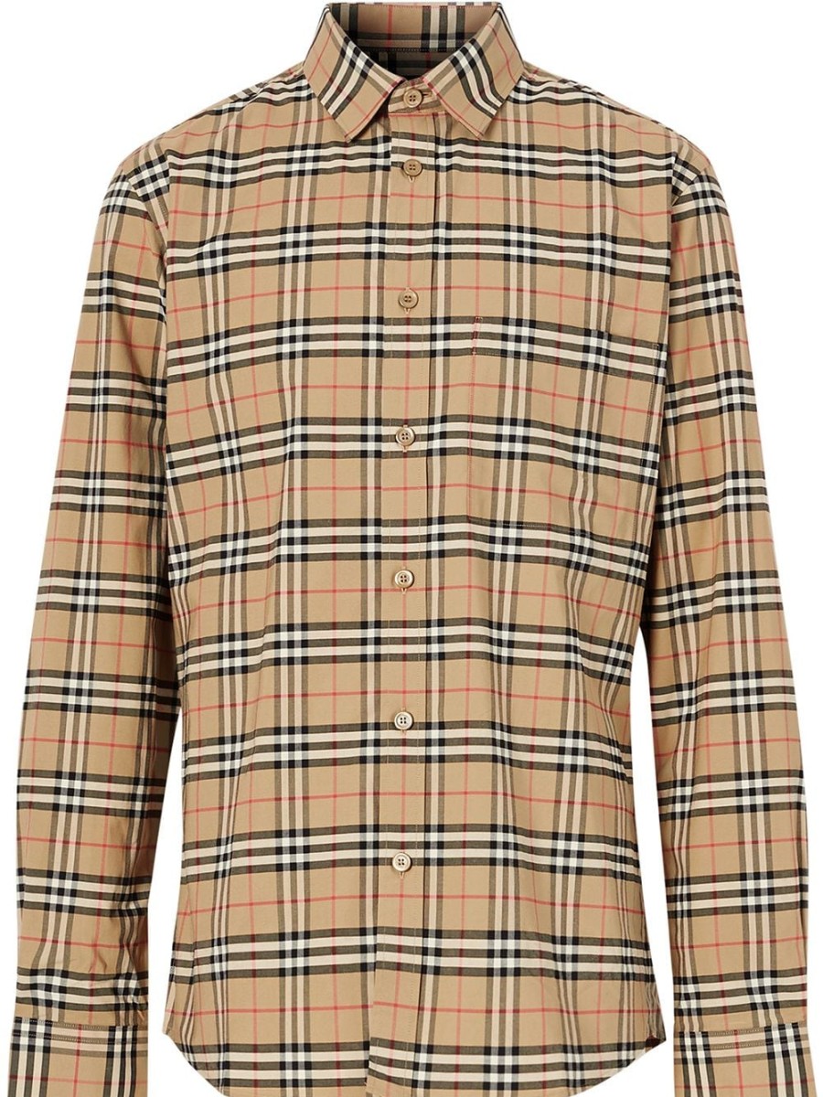 Mann Burberry | Burberry-Hemd Mit Kleinem Karomuster - Farfetch