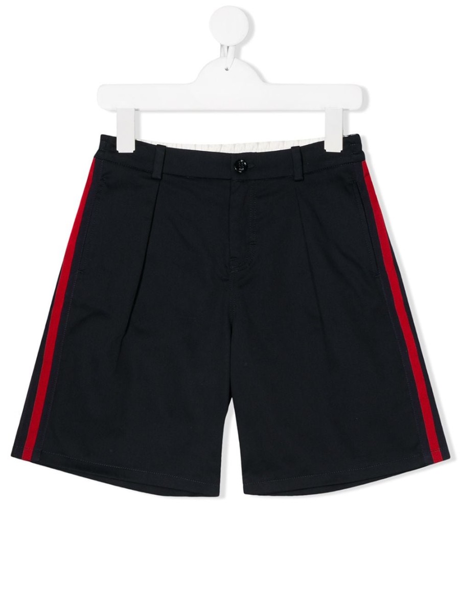 Kinder Gucci Kids | Gucci Shorts Mit Seitlichen Streifen Fur Kinder Farfetch