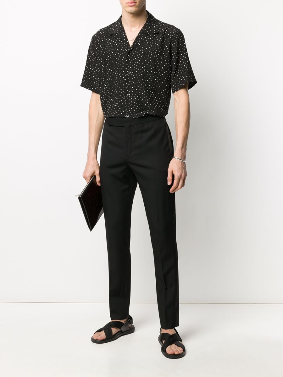 Mann Saint Laurent | Masgeschneiderte Hose Mit Seitenstreifen Von Saint Laurent Farfetch