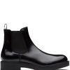 Mann Prada | Prada-Chelsea-Stiefel Aus Geburstetem Leder Farfetch