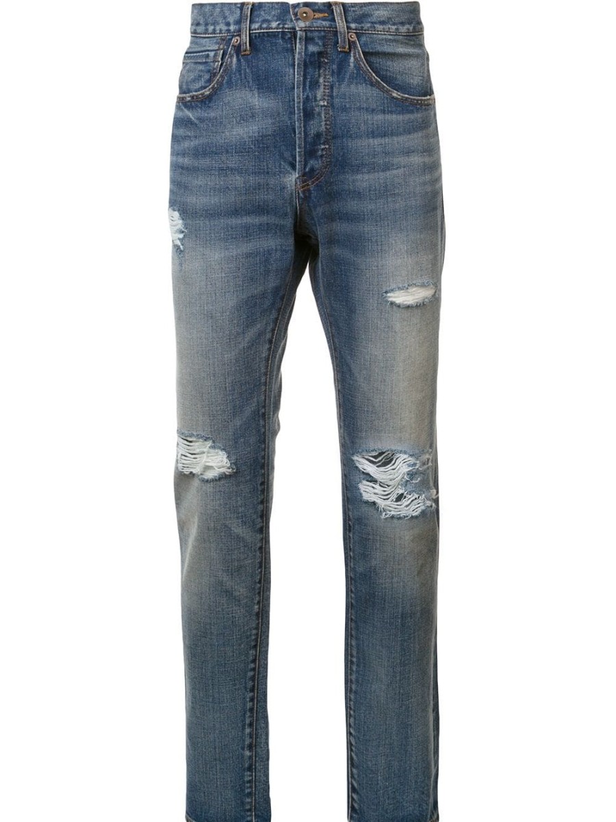 Mann 321 | 321 Distressed Mid-Rise Jeans Farfetch