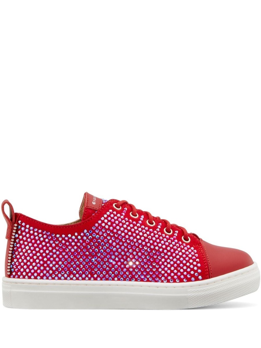 Kinder Giuseppe Zanotti | Verzierte Low-Top-Sneaker Von Giuseppe Zanotti Farfetch