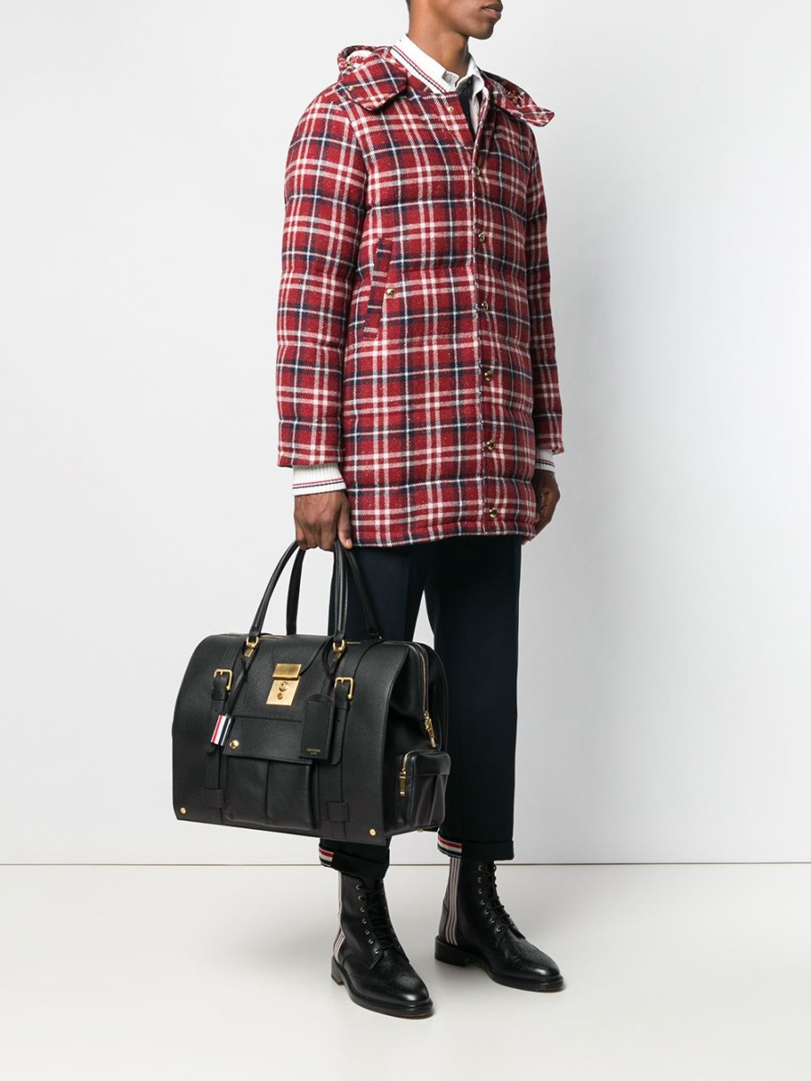 Mann Thom Browne | Exklusiver Mr. Thom-Rucksack Aus Hirschleder Von Thom Browne Farfetch