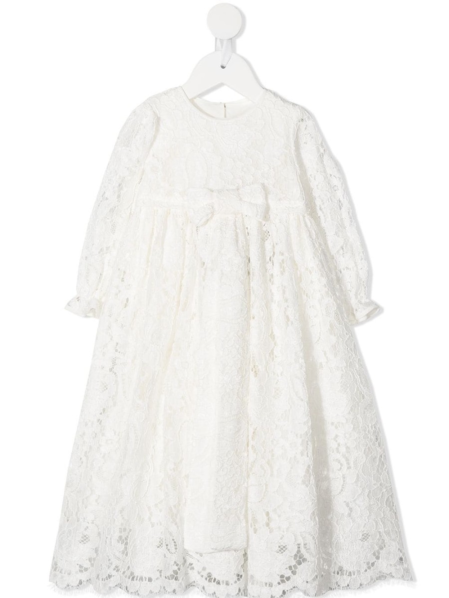 Kinder Dolce & Gabbana Kids | Dolce & Gabbana A-Linien-Kleid Aus Cordonetto-Spitze Fur Kinder Farfetch