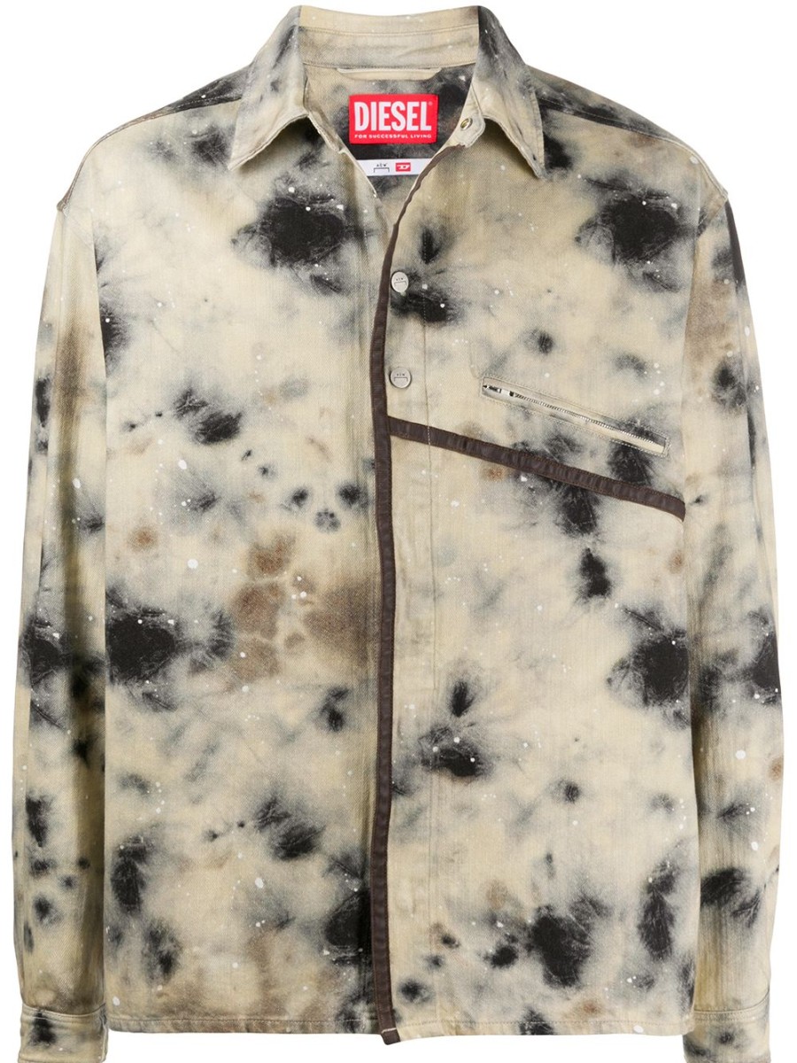 Mann A-COLD-WALL* | A-Cold-Wall* X Diesel Red Tag Stain-Print Leichte Jacken Farfetch