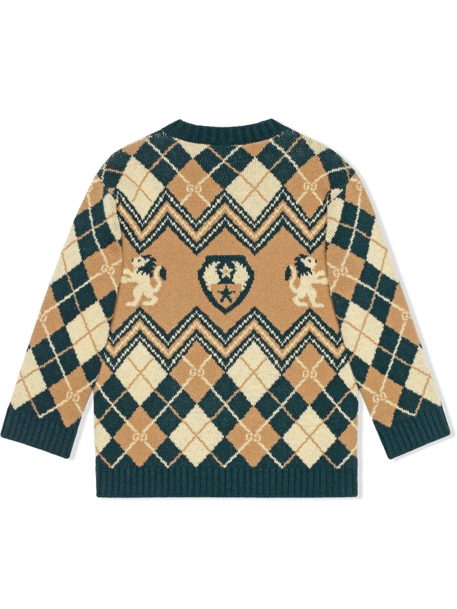 Kinder Gucci Kids | Gucci-Pullover Mit Gg-Stickerei Fur Kinder - Farfetch