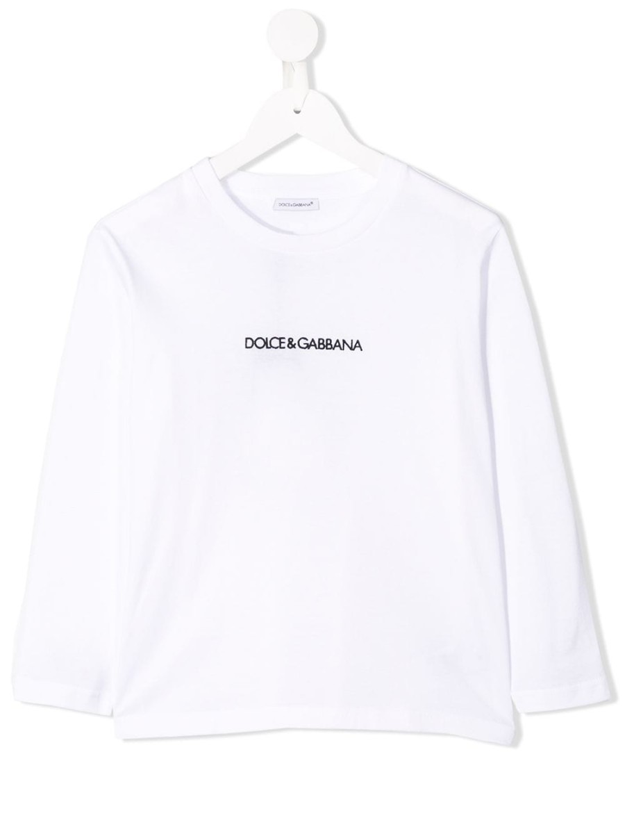 Kinder Dolce & Gabbana Kids | Dolce & Gabbana Kinder-Langarmoberteil Mit Logo-Print Farfetch