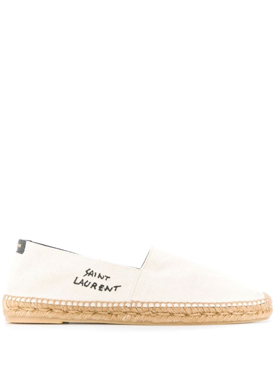 Mann Saint Laurent | Saint Laurent Espadrilles Mit Aufgesticktem Logo Farfetch