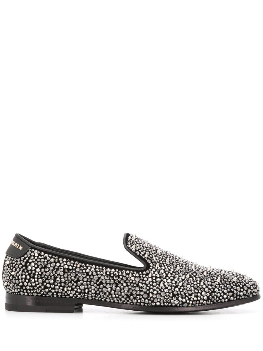 Mann Philipp Plein | Philipp Plein Loafer Mit Strassbesatz - Farfetch