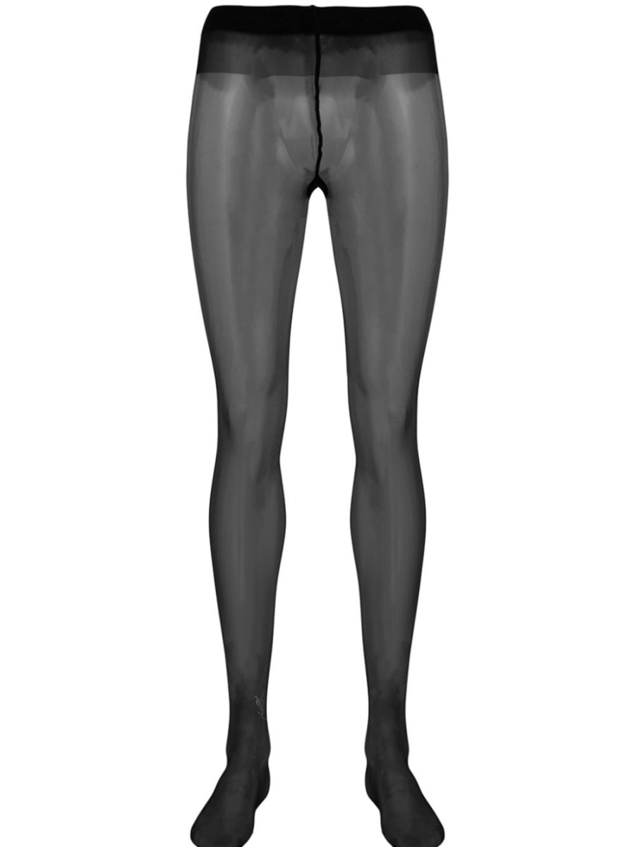 Frau Saint Laurent | Saint Laurent Verzierte Strumpfhose Mit Monogramm Farfetch