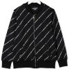 Kinder Neil Barrett Kids | Neil Barrett Kids Bomberjacke Mit Diagonalem Logo Und Streifen Farfetch