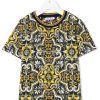 Kinder Dolce & Gabbana Kids | Dolce & Gabbana Kinder-Kurzarm-T-Shirt Mit Maiolica-Print Farfetch