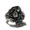 Mann Duffy Jewellery | Schwarzer Rhodium-Totenkopfring Von Duffy Jewellery Farfetch