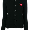 Frau Comme Des Garçons | Comme Des Garcons Cardigan Mit Herz-Logo Farfetch