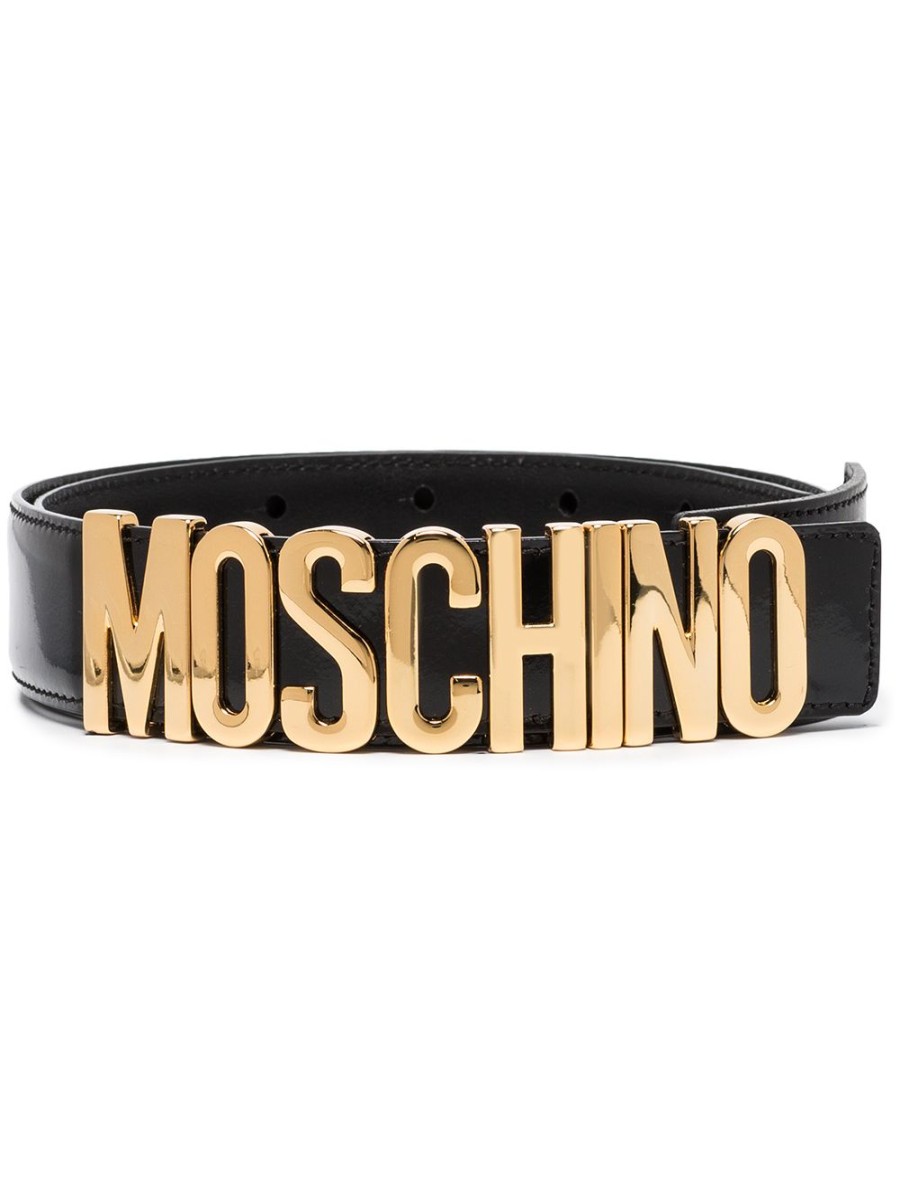 Frau Moschino | Moschino-Gurtel Mit Logo-Plakette Und Schnalle Farfetch