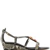 Frau Giuseppe Zanotti | Giuseppe Zanotti Adelaide Sandalen Mit Python-Print Farfetch